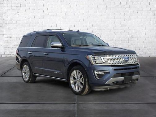 Blue Metallic 2018 Ford Expedition Platinum