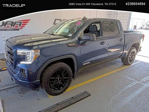 Pacific Blue Metallic 2021 GMC Sierra 1500 Elevation