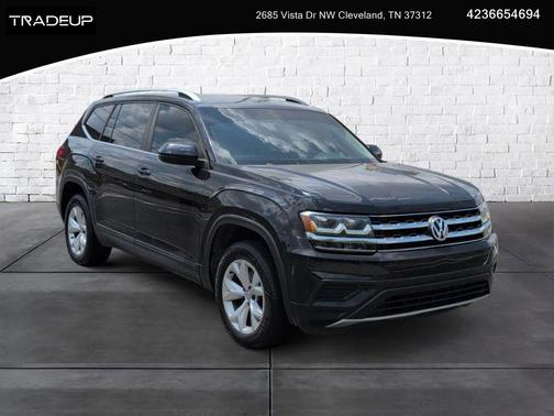 Deep Black Pearl 2018 Volkswagen Atlas 3.6L Launch Edition
