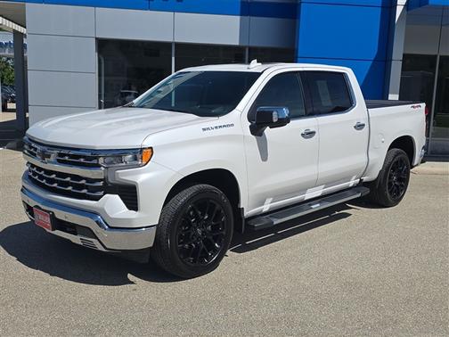 Crystal White Tricoat 2025 Chevrolet Silverado 1500 LTZ