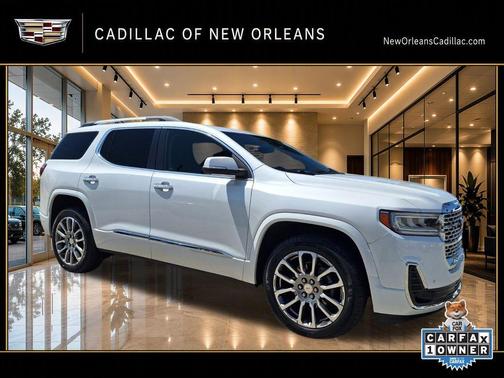 White Frost Tri-Coat 2023 GMC Acadia Denali