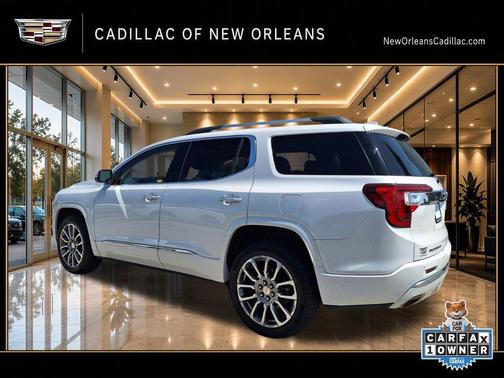 White Frost Tri-Coat 2023 GMC Acadia Denali
