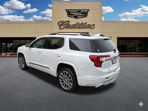 White Frost Tri-Coat 2023 GMC Acadia Denali