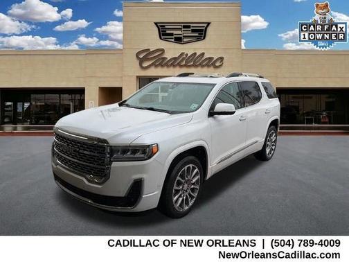 White Frost Tri-Coat 2023 GMC Acadia Denali