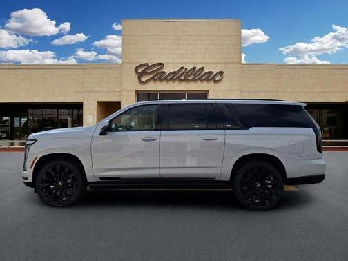 Vibrant White 2026 Cadillac Escalade ESV Platinum Sport