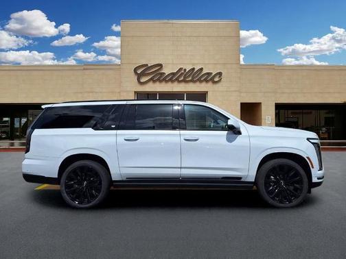Vibrant White 2026 Cadillac Escalade ESV Platinum Sport