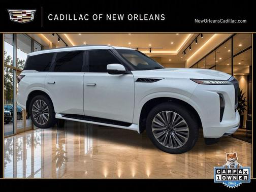 Radiant White 2025 INFINITI QX80 SENSORY