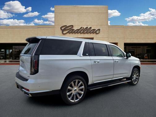 Crystal White Tri-Coat 2024 Cadillac Escalade ESV Premium Luxury Platinum