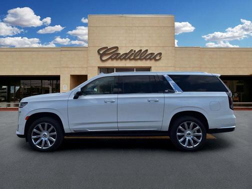 Crystal White Tri-Coat 2024 Cadillac Escalade ESV Premium Luxury Platinum