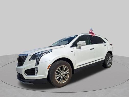 Crystal White Tri-Coat 2023 Cadillac XT5 Premium Luxury