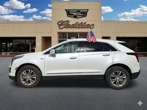 Crystal White Tri-Coat 2023 Cadillac XT5 Premium Luxury