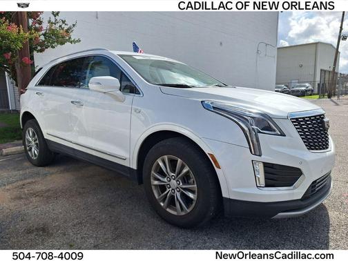 Crystal White Tri-Coat 2023 Cadillac XT5 Premium Luxury