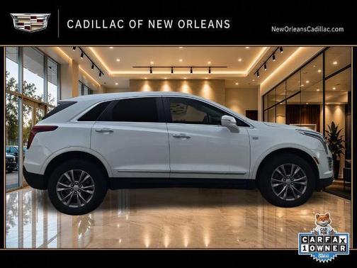 Crystal White Tri-Coat 2023 Cadillac XT5 Premium Luxury