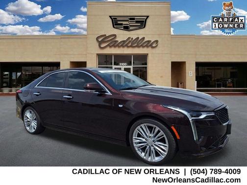Garnet Red Metallic 2022 Cadillac CT4 Premium Luxury