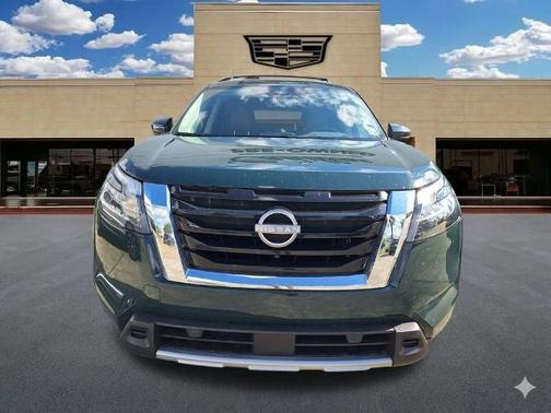 Obsidian Green 2025 Nissan Pathfinder Platinum
