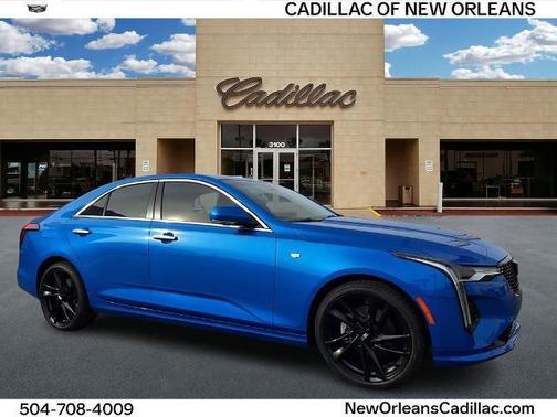 Coastal Blue Metallic 2026 Cadillac CT4 Premium Luxury