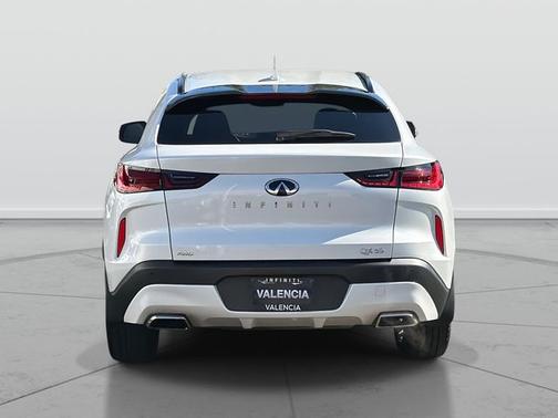 Radiant White 2025 INFINITI QX55 LUXE
