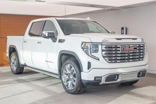 White Frost Tricoat 2024 GMC Sierra 1500 Denali