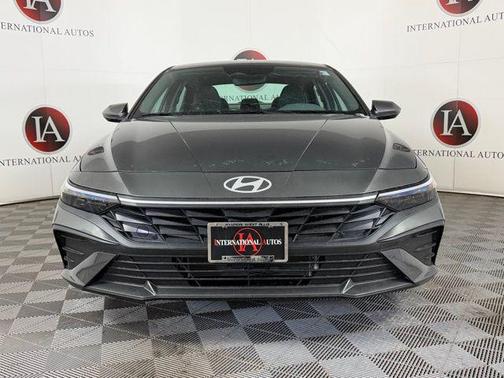 Amazon Gray 2026 Hyundai ELANTRA HEV Blue