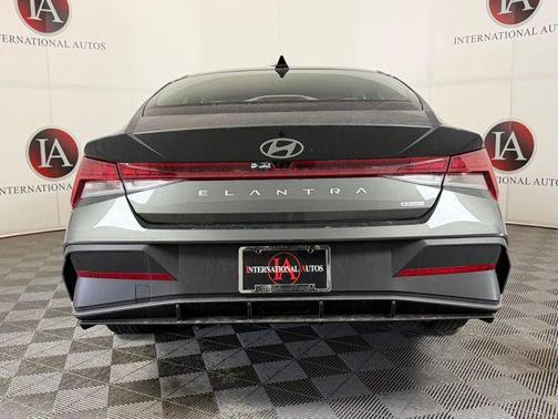 Amazon Gray 2026 Hyundai ELANTRA HEV Blue
