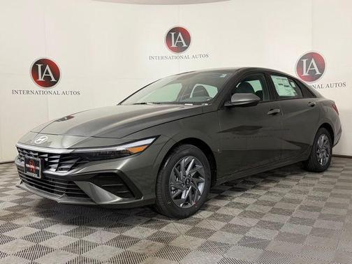 Amazon Gray 2026 Hyundai ELANTRA HEV Blue