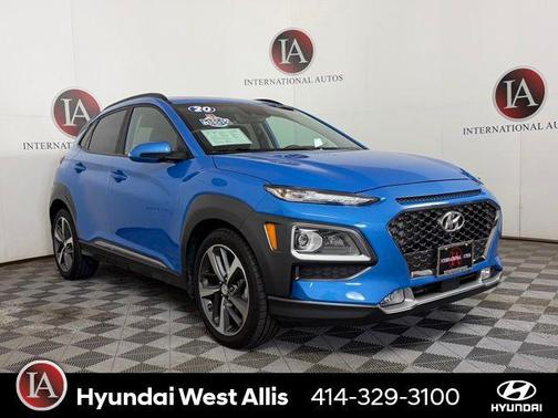 Surf Blue 2020 Hyundai KONA Ultimate