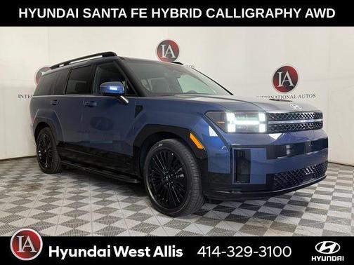 Atlantis Blue 2026 Hyundai SANTA FE HEV Calligraphy
