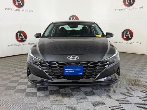 Portofino Gray 2021 Hyundai ELANTRA SEL