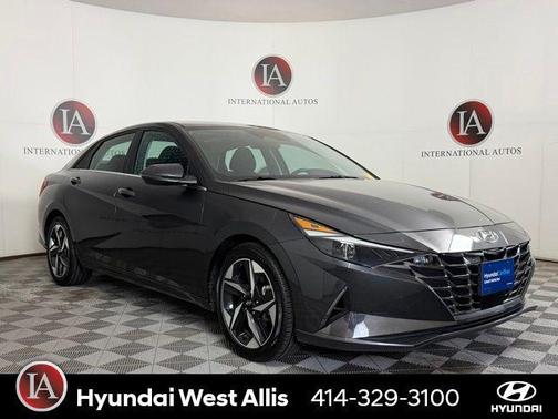 Portofino Gray 2021 Hyundai ELANTRA SEL