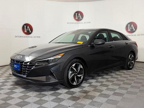 Portofino Gray 2021 Hyundai ELANTRA SEL