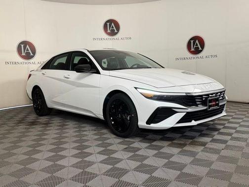 Serenity White 2026 Hyundai ELANTRA Sport Sedan