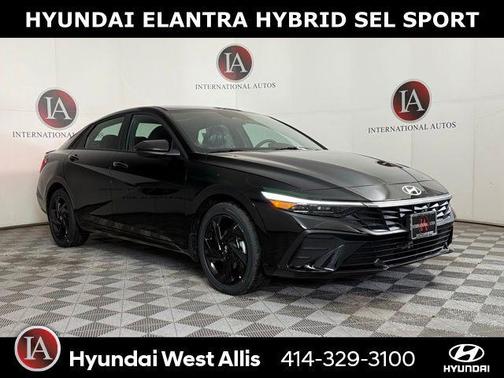 Abyss Black 2026 Hyundai ELANTRA HEV SEL Sport Sedan
