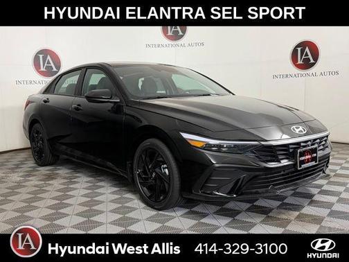 Abyss Black 2026 Hyundai ELANTRA Sport