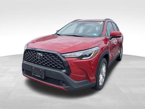 Barcelona Red Metallic 2022 Toyota Corolla Cross LE