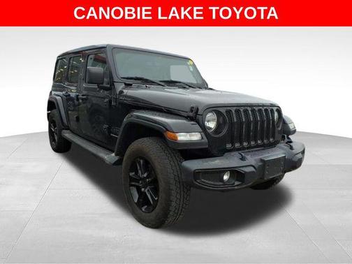 Black Clearcoat 2023 Jeep Wrangler 4-Door Sahara Altitude 4x4
