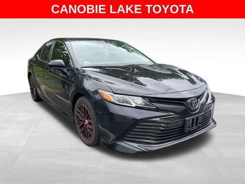 Midnight Black Metallic 2019 Toyota Camry LE