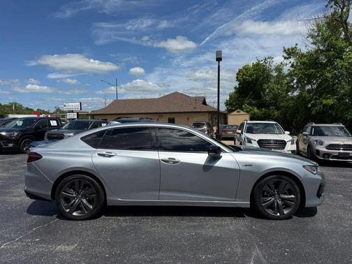Lunar Silver Metallic 2023 Acura TLX A-Spec