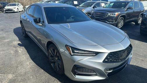 Lunar Silver Metallic 2023 Acura TLX A-Spec