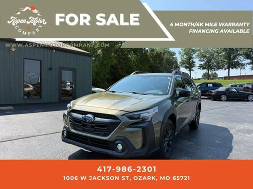Autumn Green Metallic 2024 Subaru Outback Onyx Edition