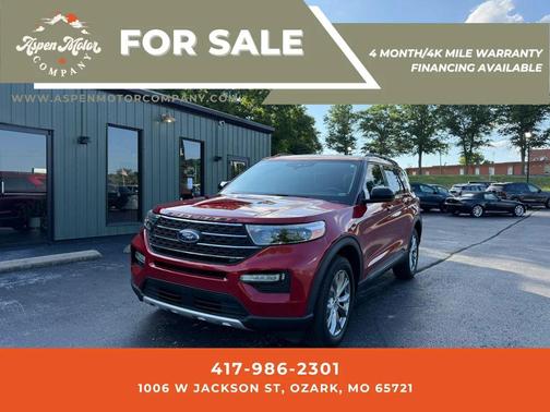Rapid Red Metallic Tinted Clearcoat 2024 Ford Explorer XLT
