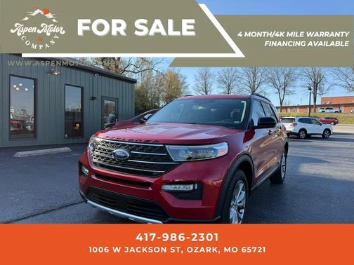 Rapid Red Metallic Tinted Clearcoat 2024 Ford Explorer XLT
