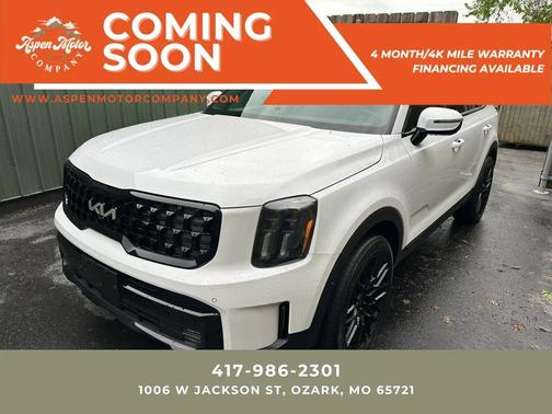Glacial White Pearl 2024 Kia Telluride SX X-Line