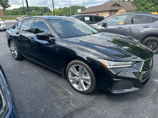Black 2021 Acura TLX Technology