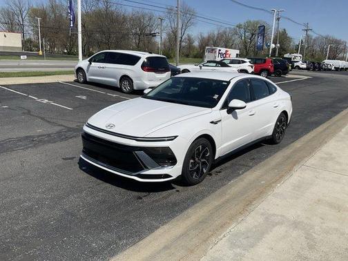 White 2025 Hyundai SONATA SEL