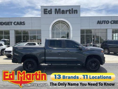 Shadow Gray Metallic 2021 Chevrolet Silverado 1500 Custom Trail Boss