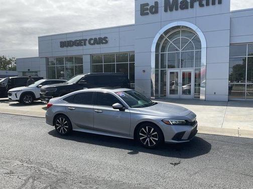 Silver 2022 Honda Civic EX
