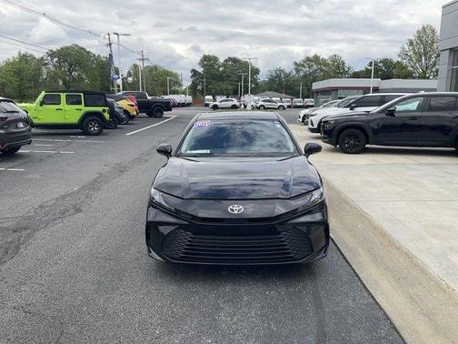Midnight Black Metallic 2025 Toyota Camry LE