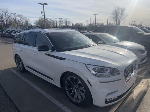 Pristine White 2023 Lincoln Aviator Grand Touring
