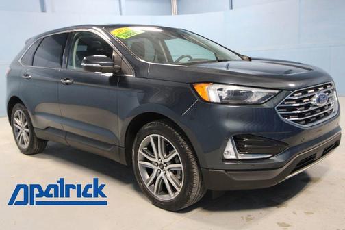 Blue Metallic 2023 Ford Edge Titanium