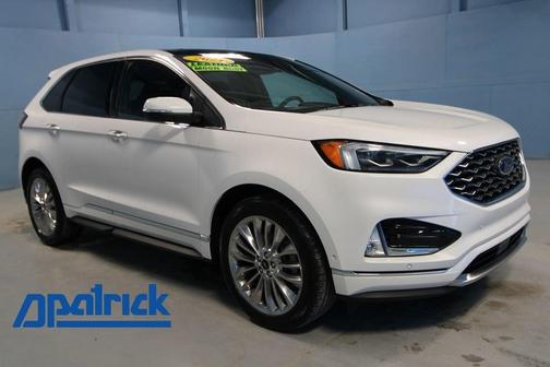 White 2021 Ford Edge Titanium